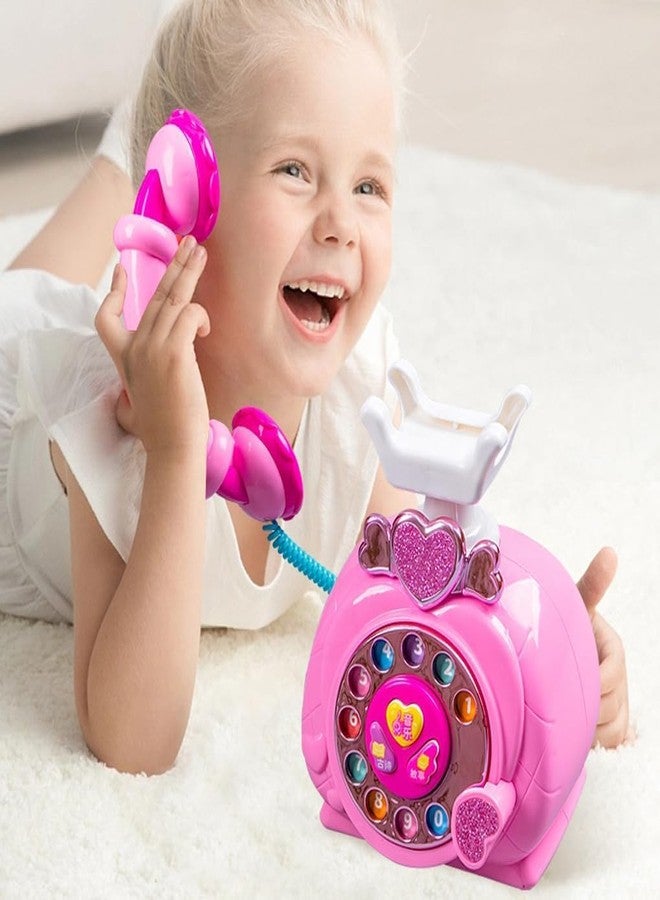 New Pinch Kids Musical Phone Toy, Pink, with Lights and Sounds - Image 3